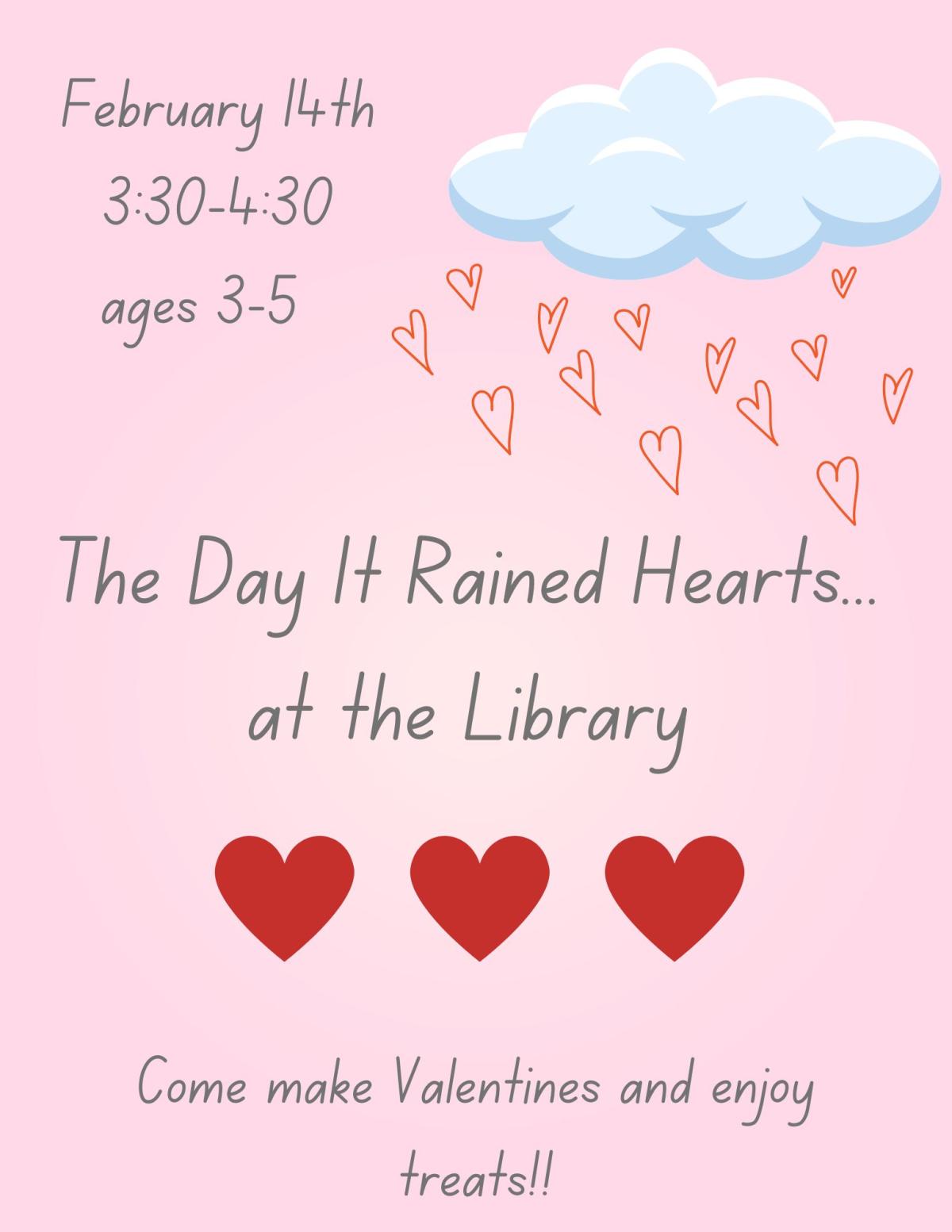 The Day It Rained Hearts at the Library! 